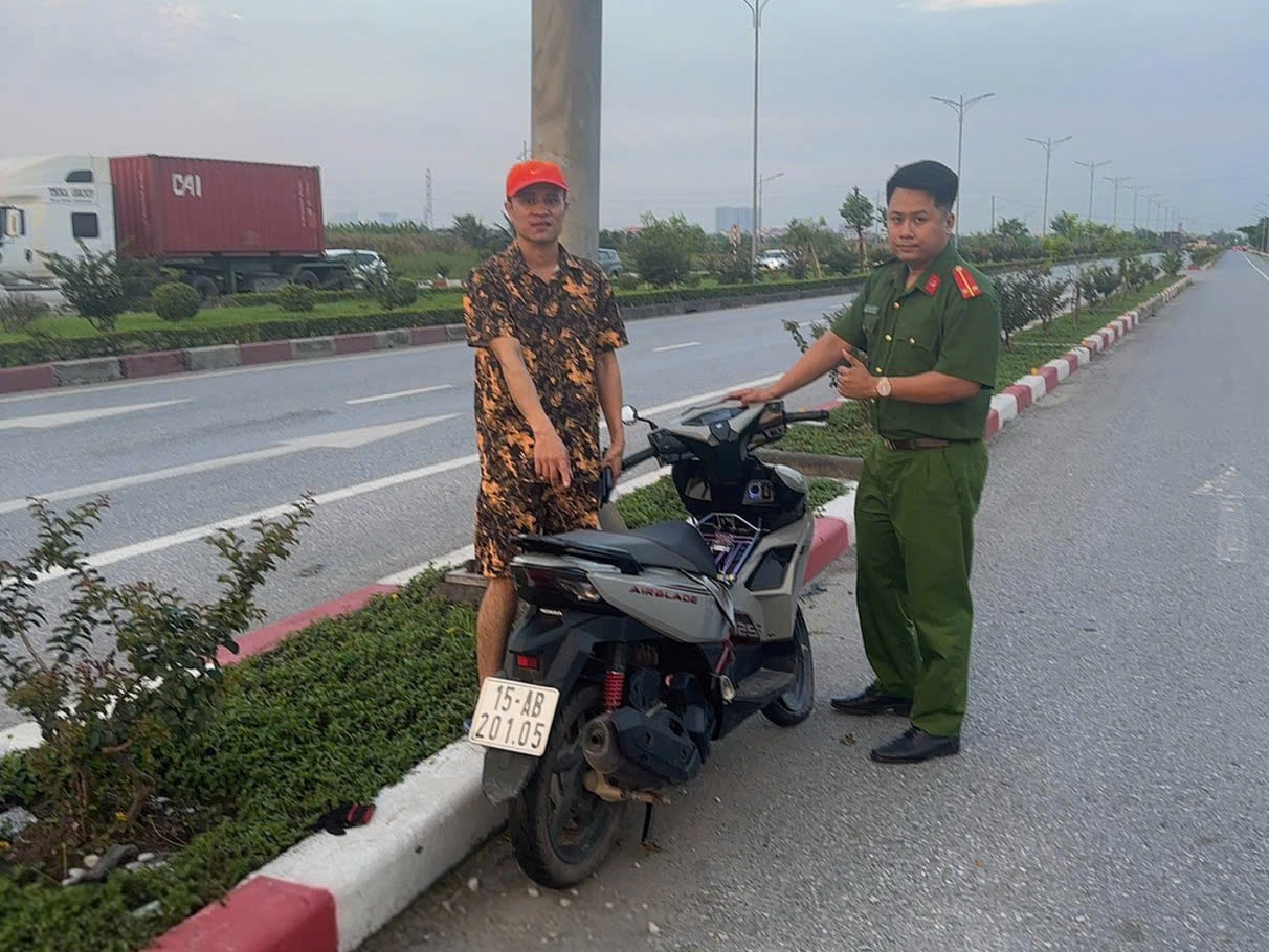 Công an phường An Hải: Nhanh chóng giúp người dân tìm lại xe máy bị mất sau tai nạn giao thông.
